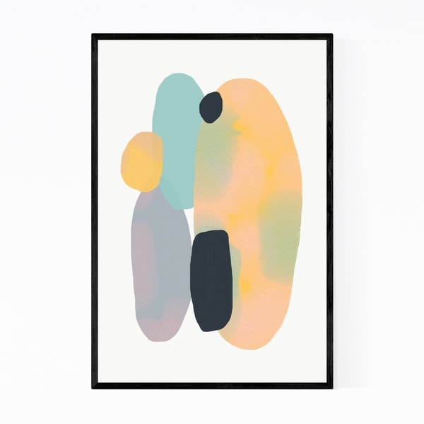 Noir Gallery Abstract Minimal Shapes Framed Art Print