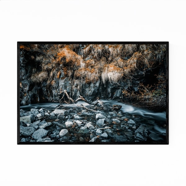 Noir Gallery Skaftafell Iceland River Nature Framed Art Print