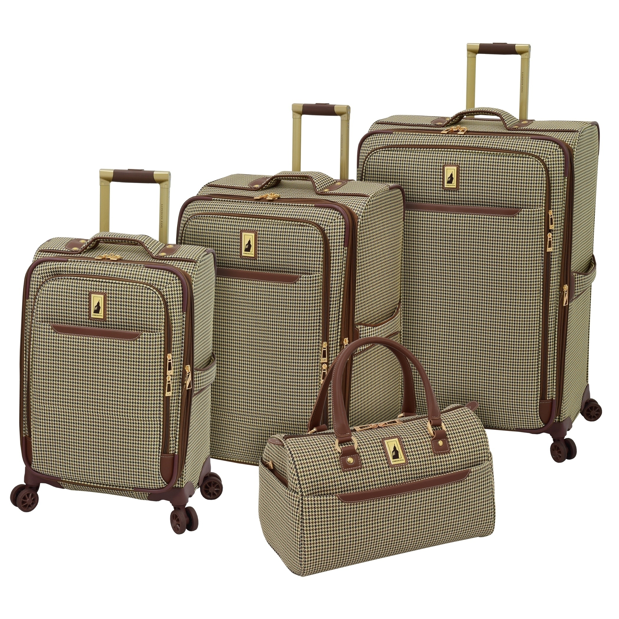 London Fog Cambridge 21 Inch Expandable Spinner Carry-on Olive