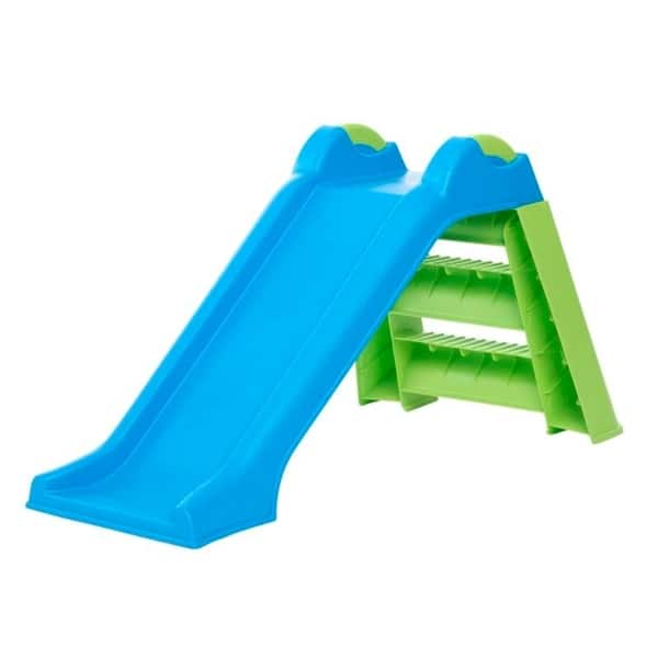 slide 2 of 3, American Plastic Toys Indoor/Outdoor Deluxe Slide N/A