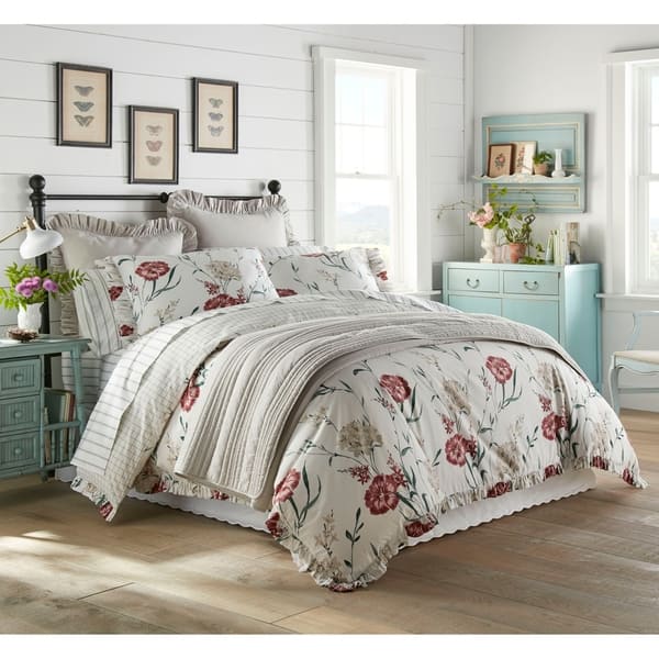 Shop Stone Cottage Cottage Garden Cotton Comforter Set On Sale