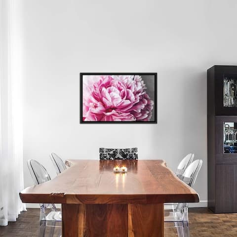 iCanvas "Peony Blush" by 5by5collective Framed Canvas Print