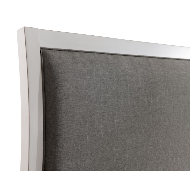 The Gray Barn Happy Horse White and Grey Sleigh Bed