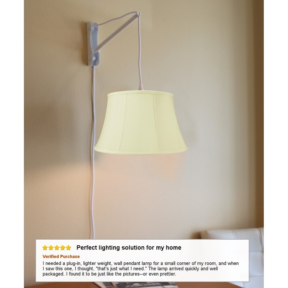 Mast Plug In Wall Mount Pendant 2 Light White Cord Arm Mast Plug In Wall Mount Pendant 2