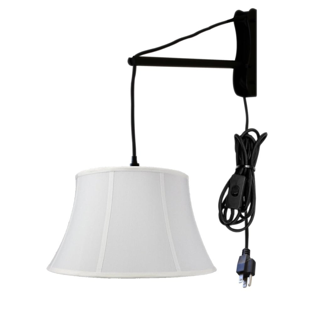 Mast Plug In Wall Mount Pendant 1 Light White Cord Arm Wall Mount Pendant 1 Light White Cord