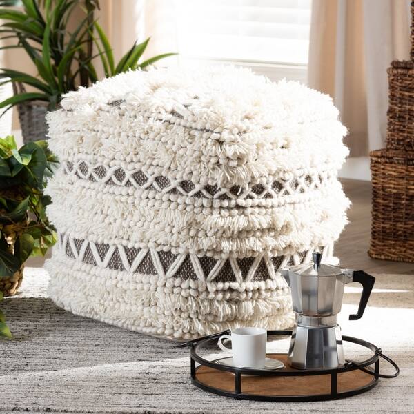 Shop Vesey Moroccan Inspired Beige And Brown Handwoven Wool
