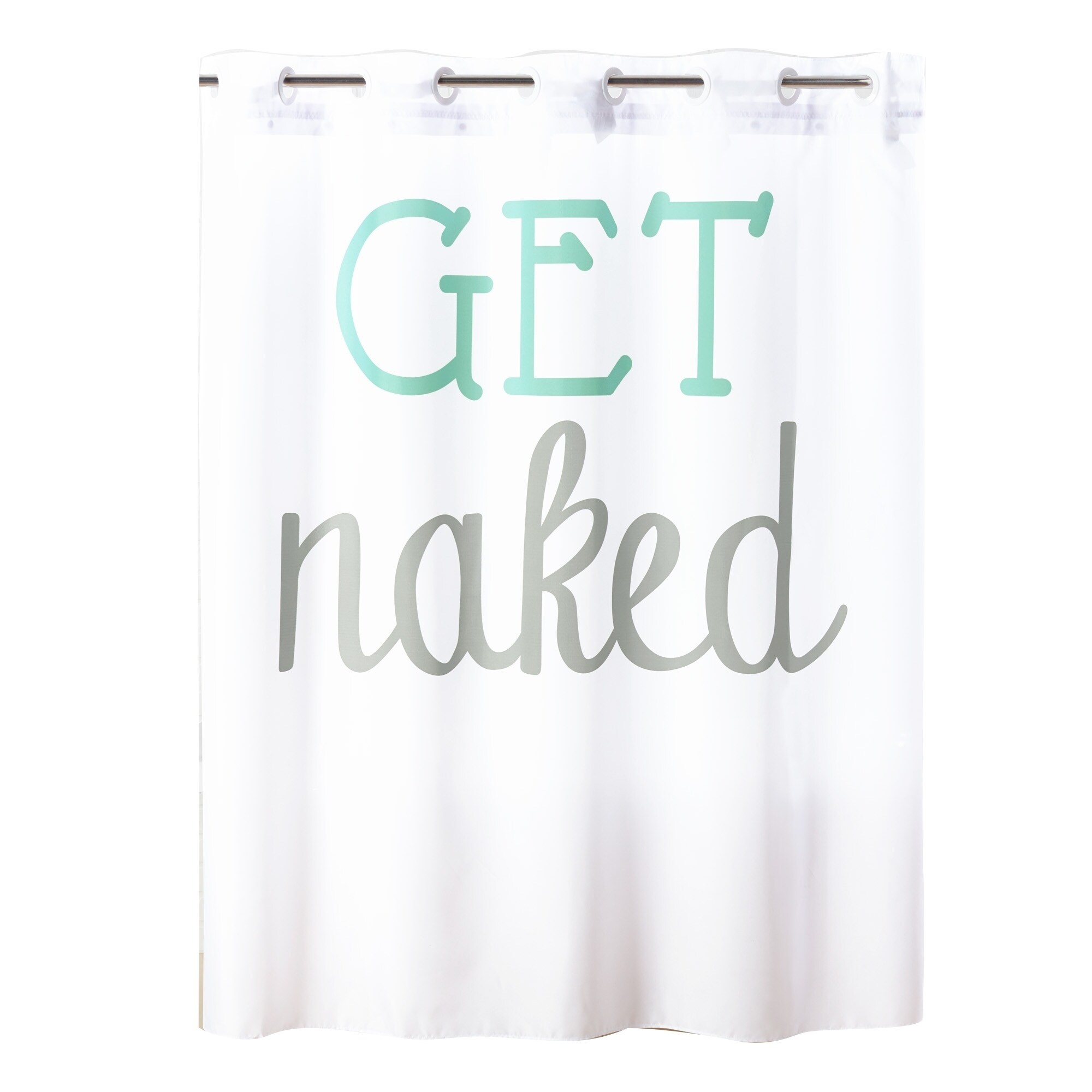 Shop Hookless Get Naked No Window Shower Curtain With Peva Liner