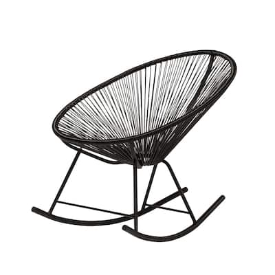 Siema Modern Style Acapulco Outdoor Chair with Rocker Legs-(Set of 2)