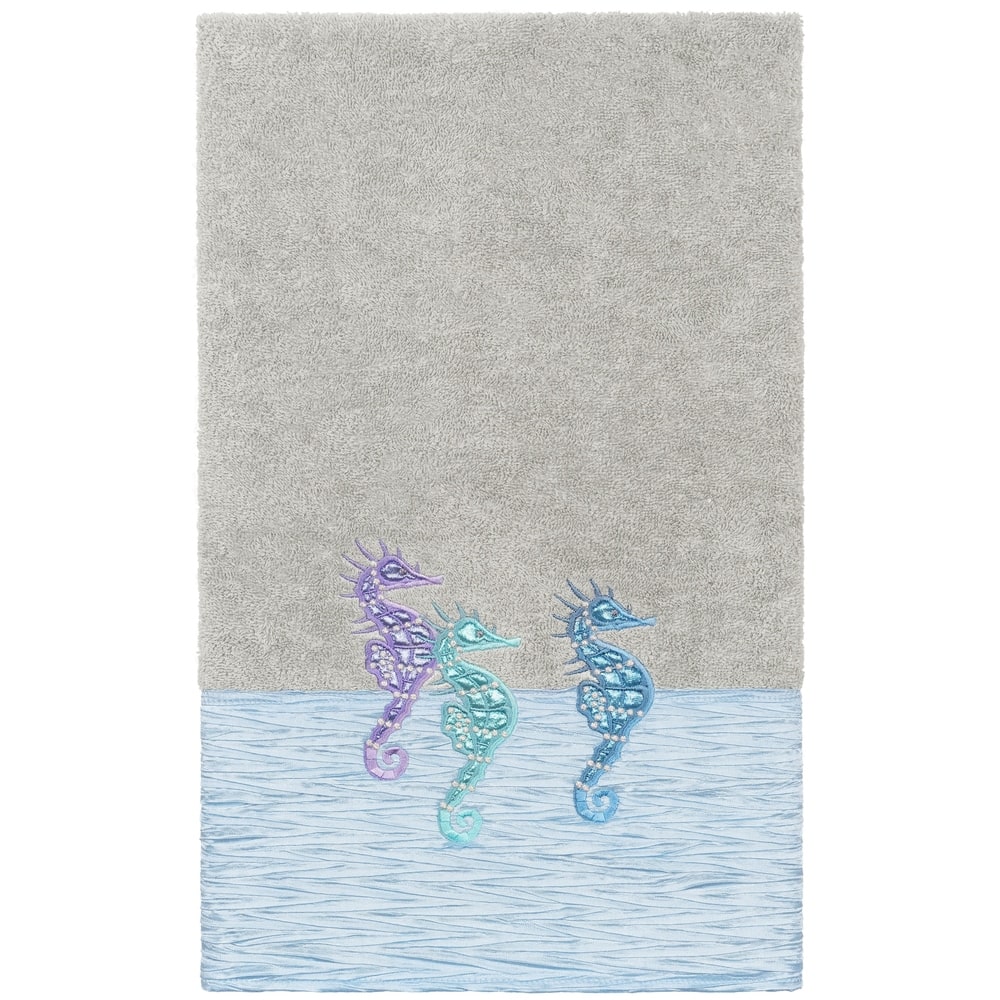 Authentic Hotel and Spa 100% Turkish Cotton Sofia Embellished Bath Towel