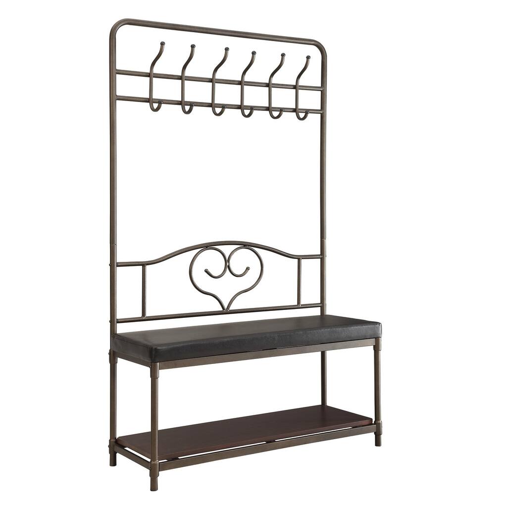 Malverne Traditional Black Hall Tree