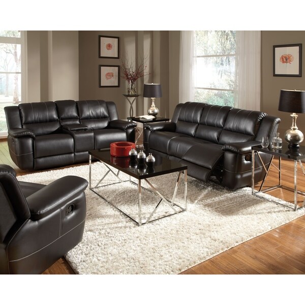 Quartermain Black 2-piece Reclining Living Room Set