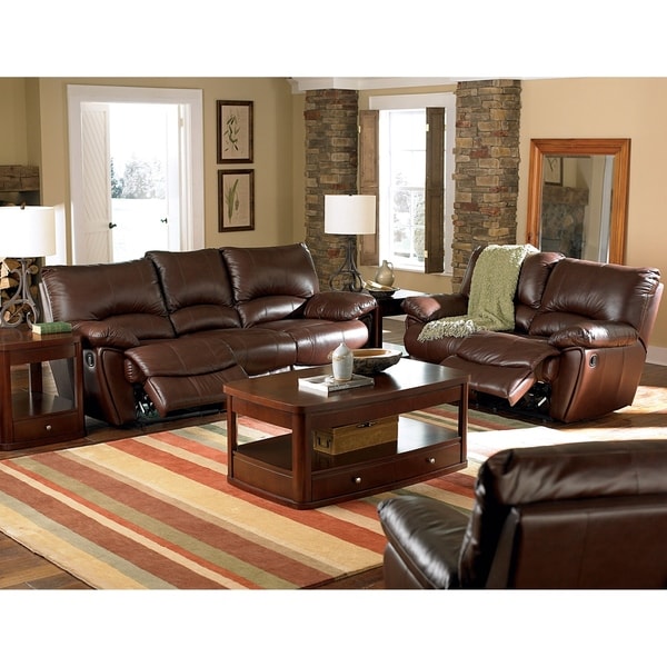 Charleston 3-piece Leather Motion Reclining Living Room Set