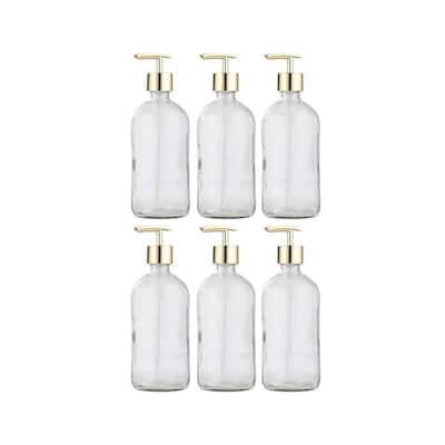 Silver Orchid Maurus Bathroom Soap Dispensers (Set of 6)