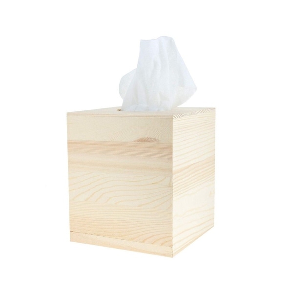 unfinished tissue box