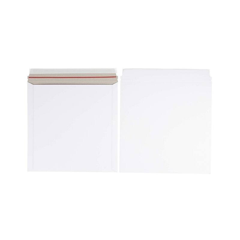 Stockroom Plus 25 Pack 12.5x12.5 Rigid Mailers for Shipping Photos, Documents, Calendars