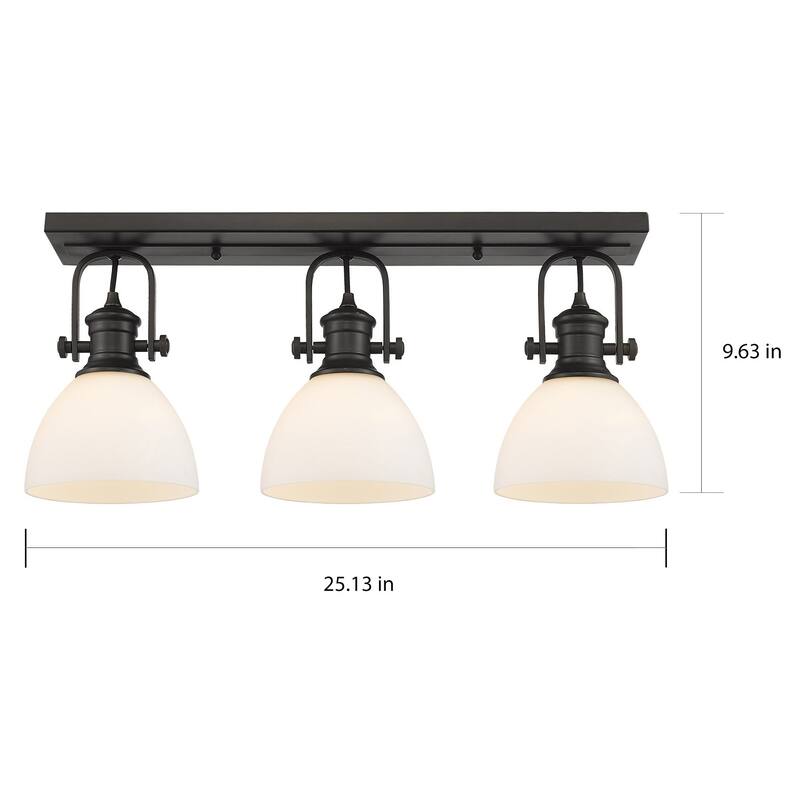 Copper Grove Kalomo 3-light Semi-flush