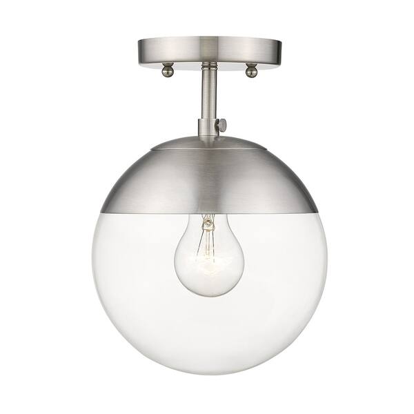 slide 2 of 31, Dixon Mid-century Modern 1-light Semi-flush Mount Orb Light