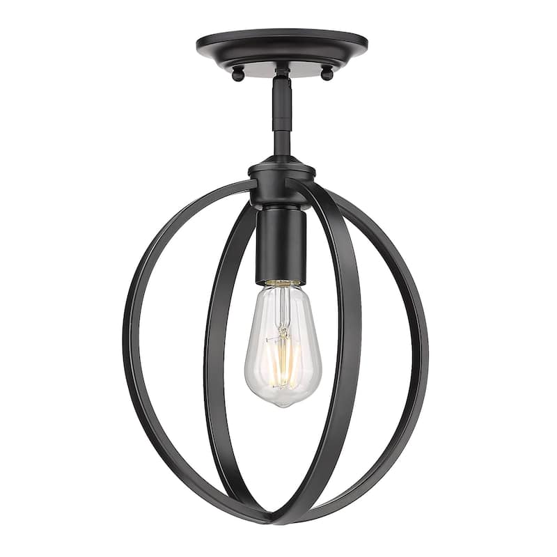 Colson Semi-Flush - Matte Black
