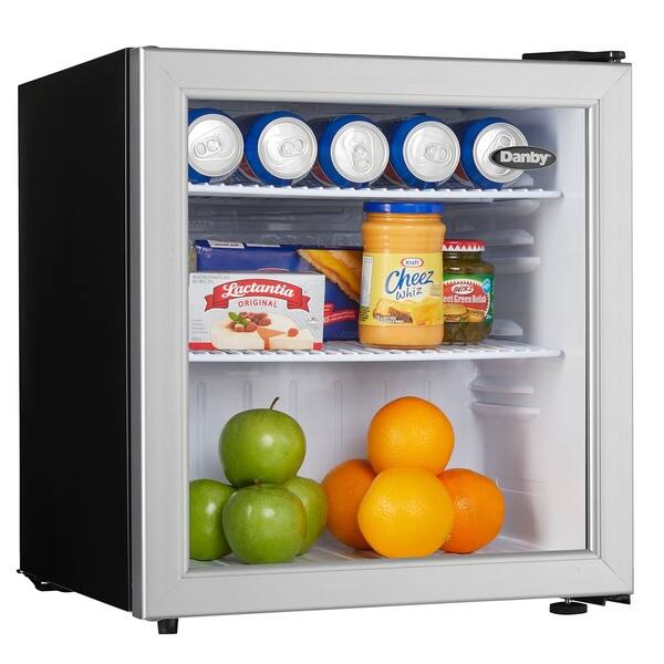 Shop Danby 1 6 Cu Ft Glass Door Commercial Refrigerator