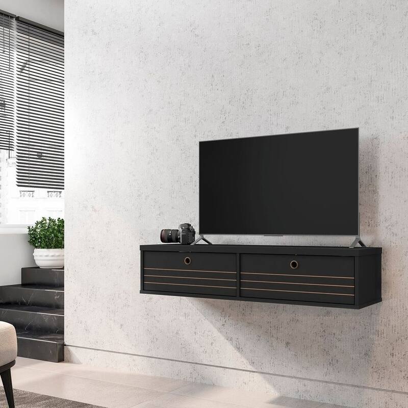 Manhattan Comfort Torsby Modern Floating Media Bed Bath & Beyond 28731851