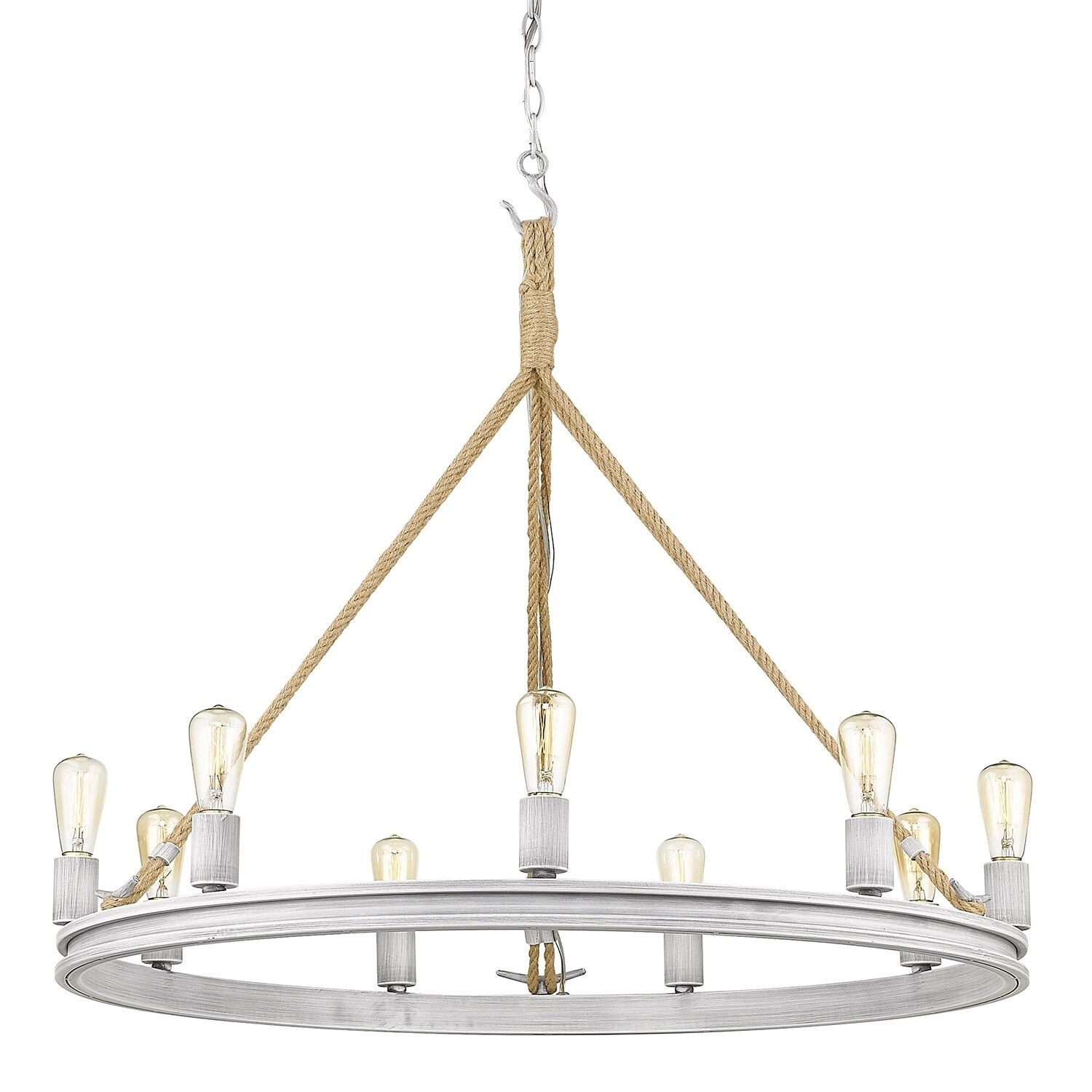 Chatham 9 Light Chandelier (Gray Driftwood) - Chandeliers For Bedrooms by Overstock.com