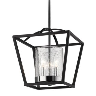 Mercer Mini Chandelier (Convertible) (Matte Black) - Chandeliers For Bedrooms by Overstock.com