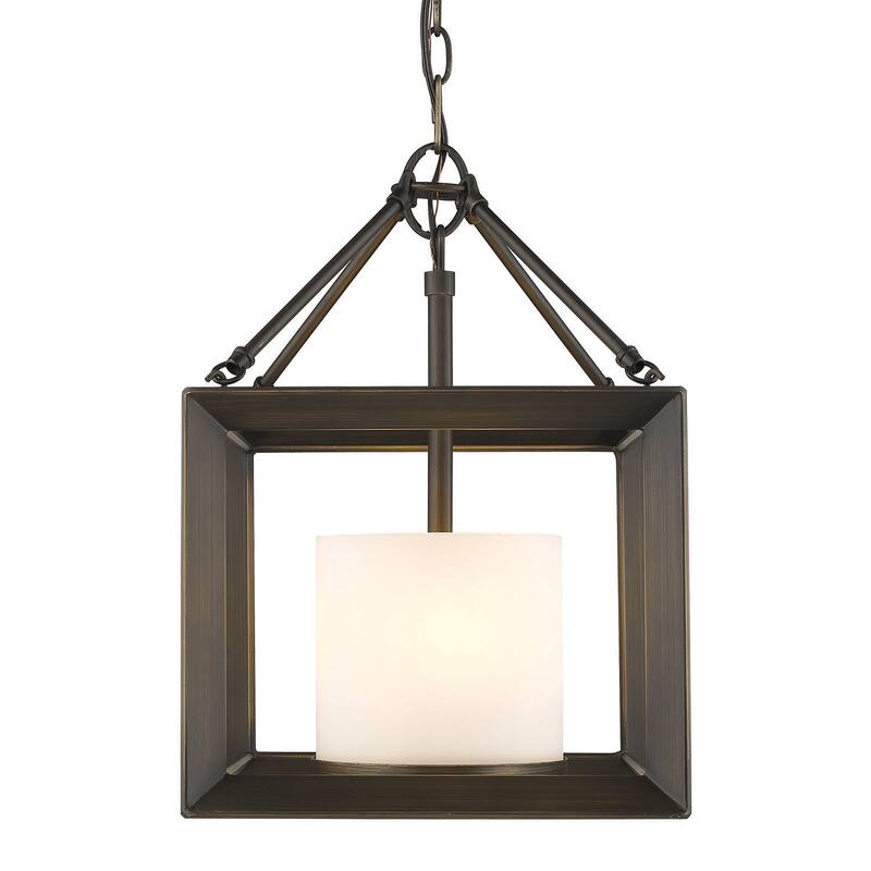 Smyth Mini Chandelier (Gunmetal Bronze & Clear Glass)