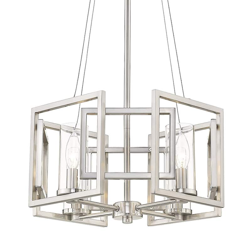 Marco 4 Light Pendant - Pewter