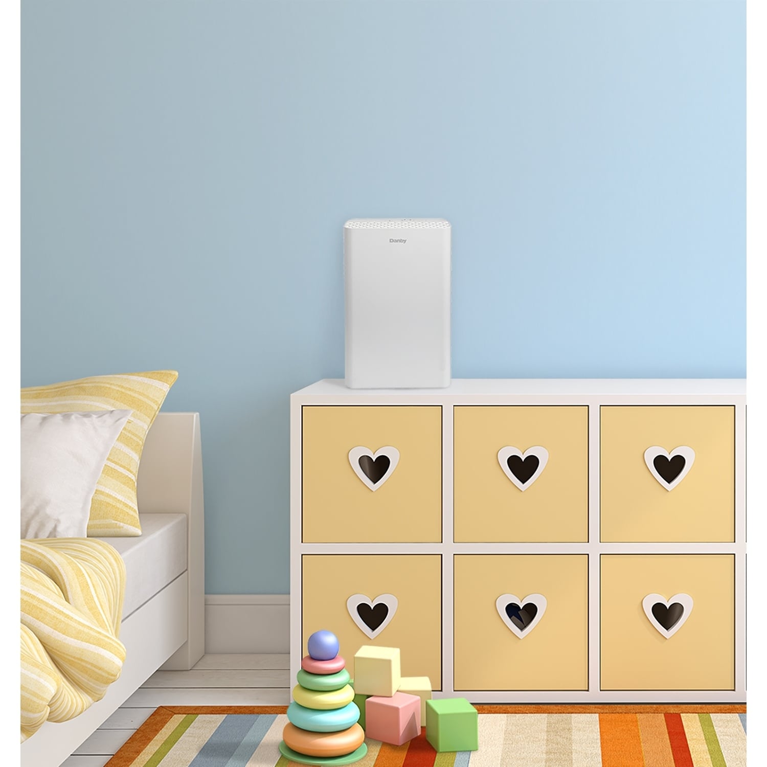 Danby air purifier on sale with hepa filter