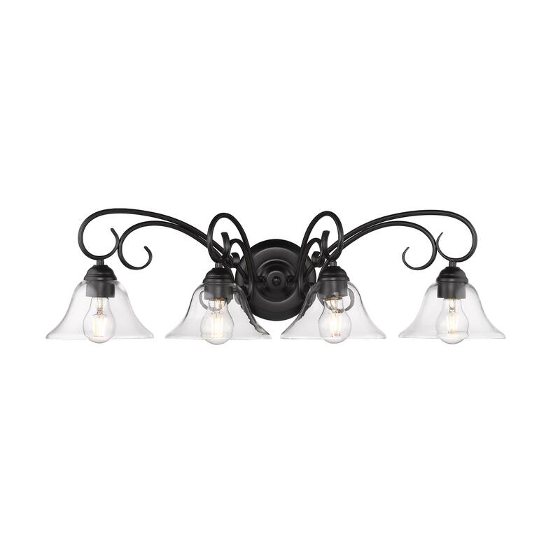 Homestead 4 Light Bath Vanity - Black