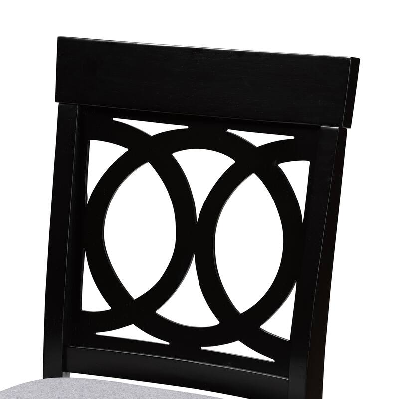 Verina Modern and Contemporary Upholstered 5-Piece Wood Pub Set