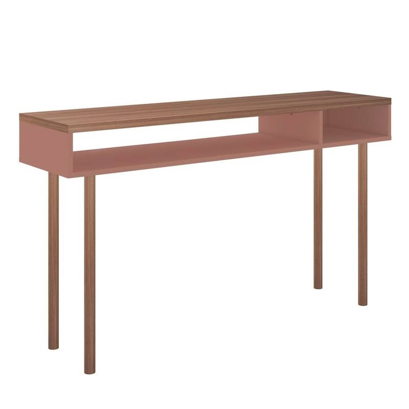 Windsor Modern 2 Shelf Console Accent Entryway Table