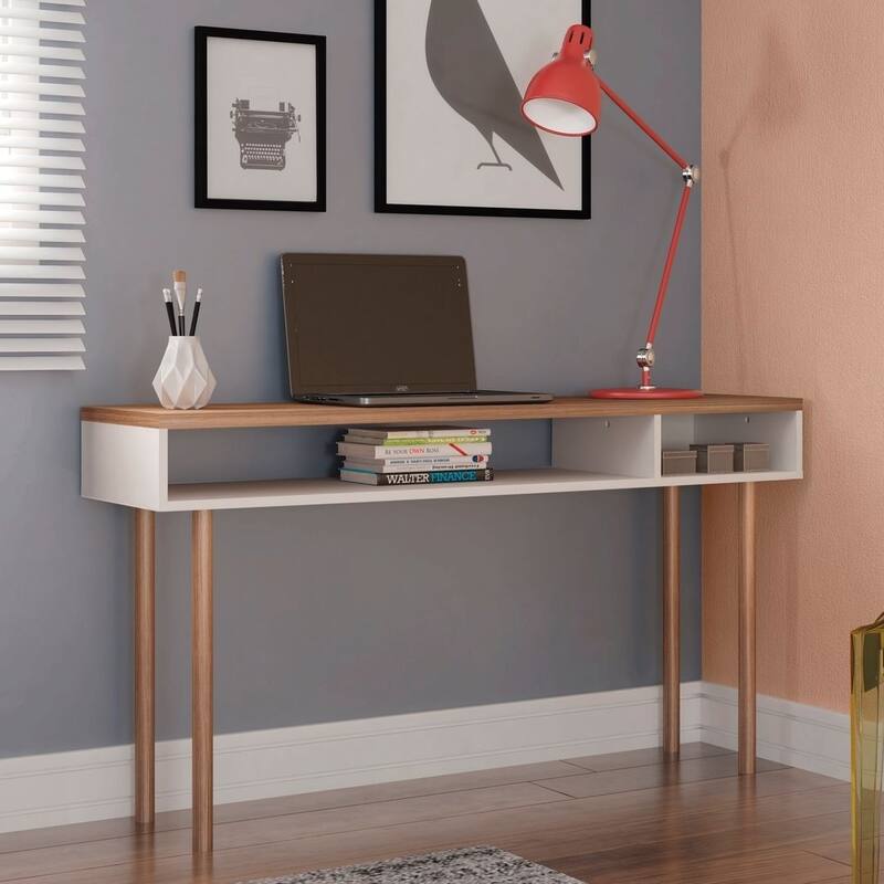 Windsor Modern 2 Shelf Console Accent Entryway Table