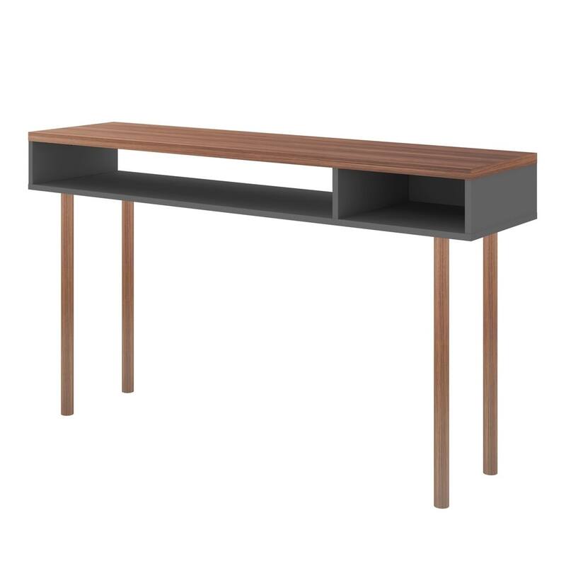 Windsor Modern 2 Shelf Console Accent Entryway Table