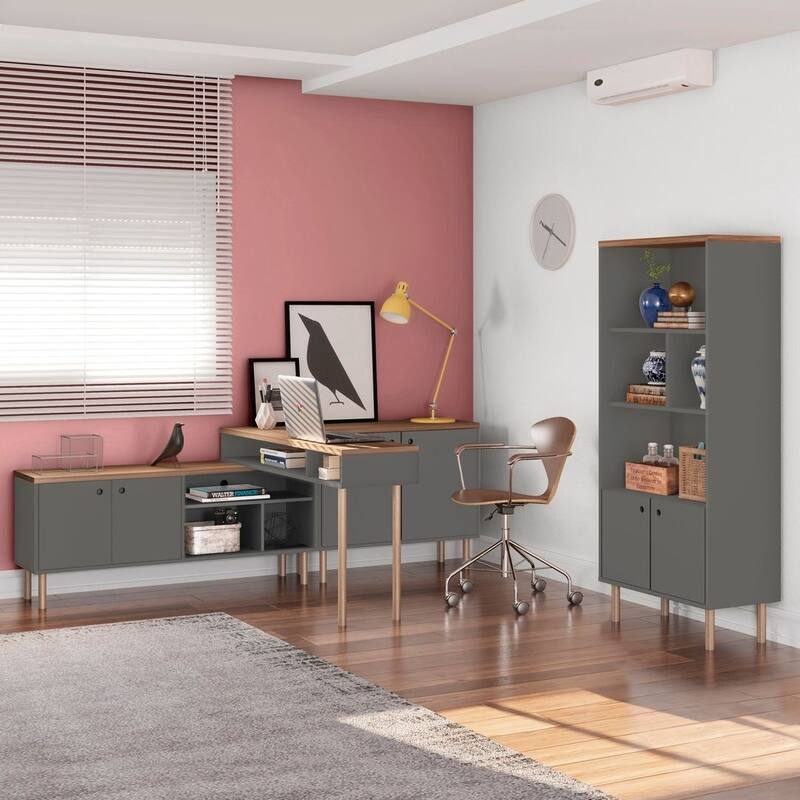 Windsor Modern 2 Shelf Console Accent Entryway Table
