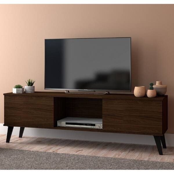 Manhattan Comfort Takajarvi Mid Century Modern Media Cabinet