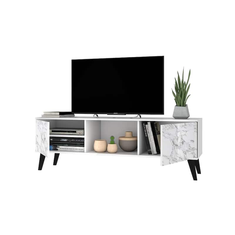 Manhattan Comfort Takajarvi Mid Century Modern Media Cabinet