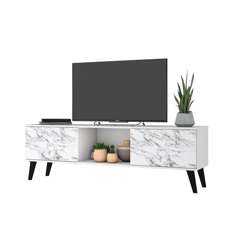 Manhattan Comfort Takajarvi Mid Century Modern Media Cabinet