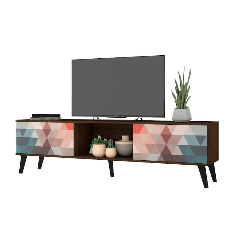 Manhattan Comfort Takajarvi Mid Century Modern Media Cabinet
