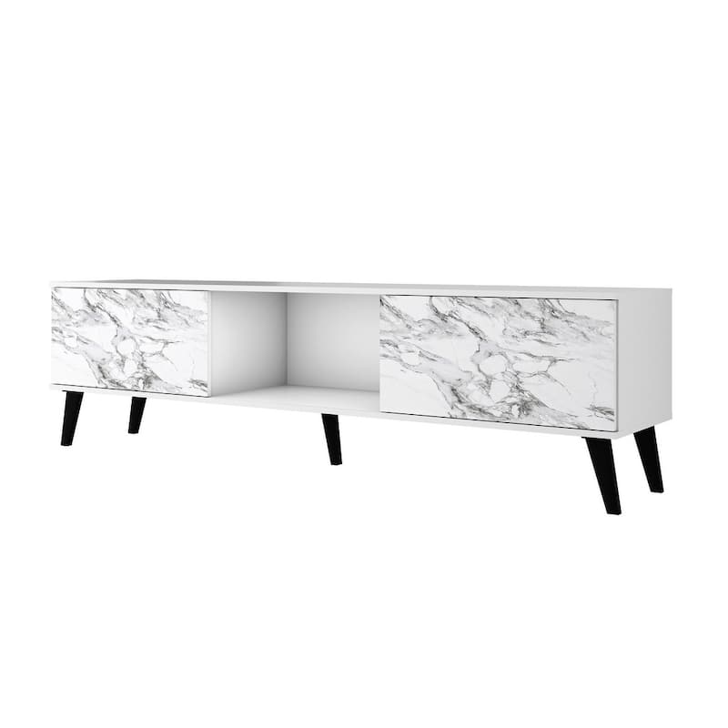 Manhattan Comfort Takajarvi Mid Century Modern Media Cabinet