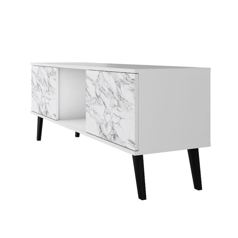 Manhattan Comfort Takajarvi Mid Century Modern Media Cabinet