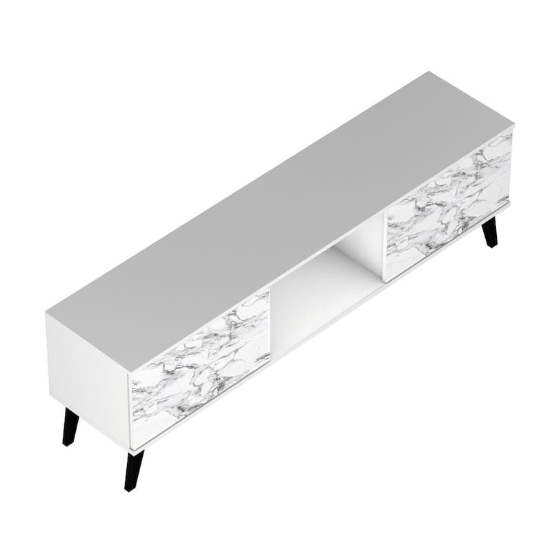 Manhattan Comfort Takajarvi Mid Century Modern Media Cabinet