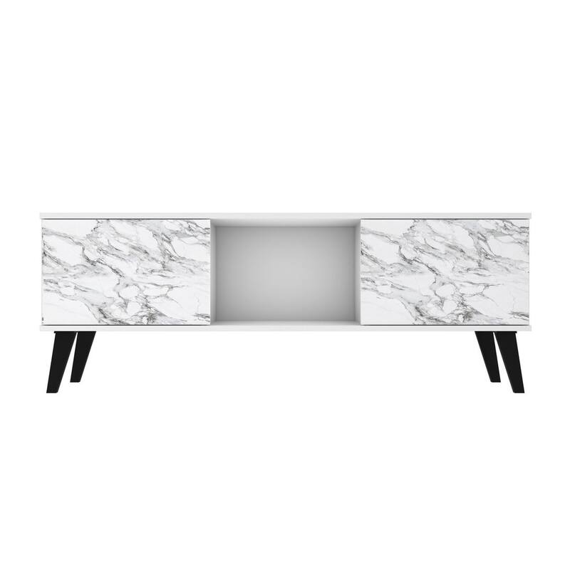 Manhattan Comfort Takajarvi Mid Century Modern Media Cabinet