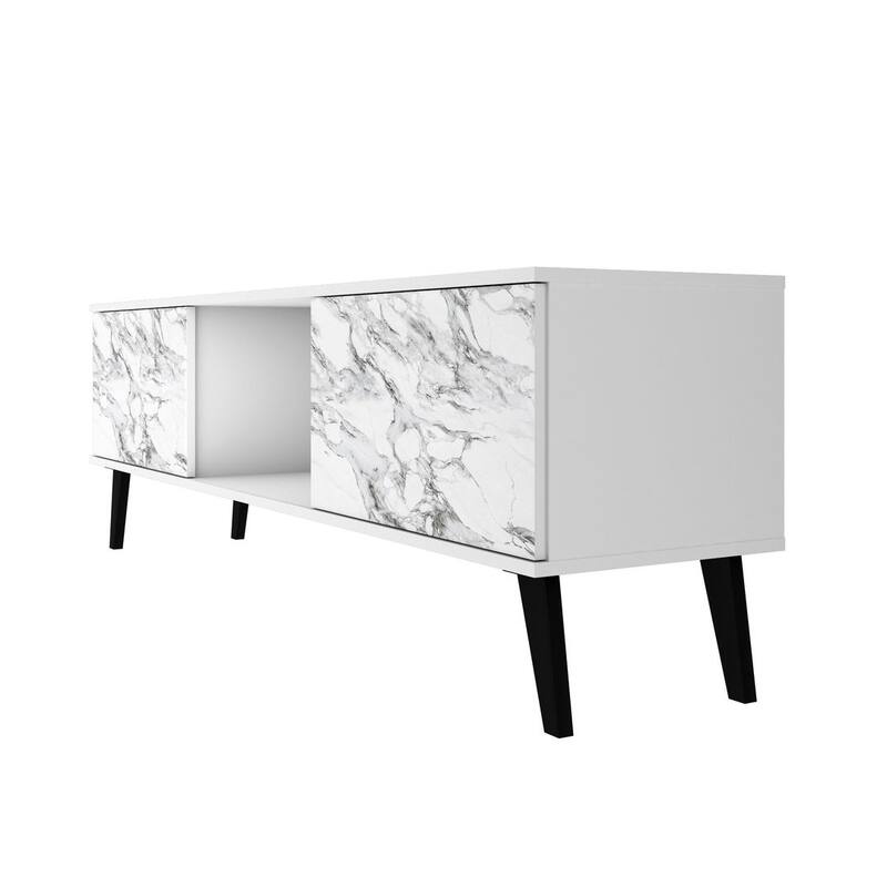 Manhattan Comfort Takajarvi Mid Century Modern Media Cabinet