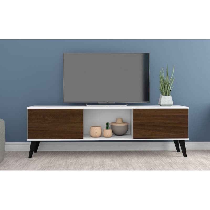 Manhattan Comfort Takajarvi Mid Century Modern Media Cabinet