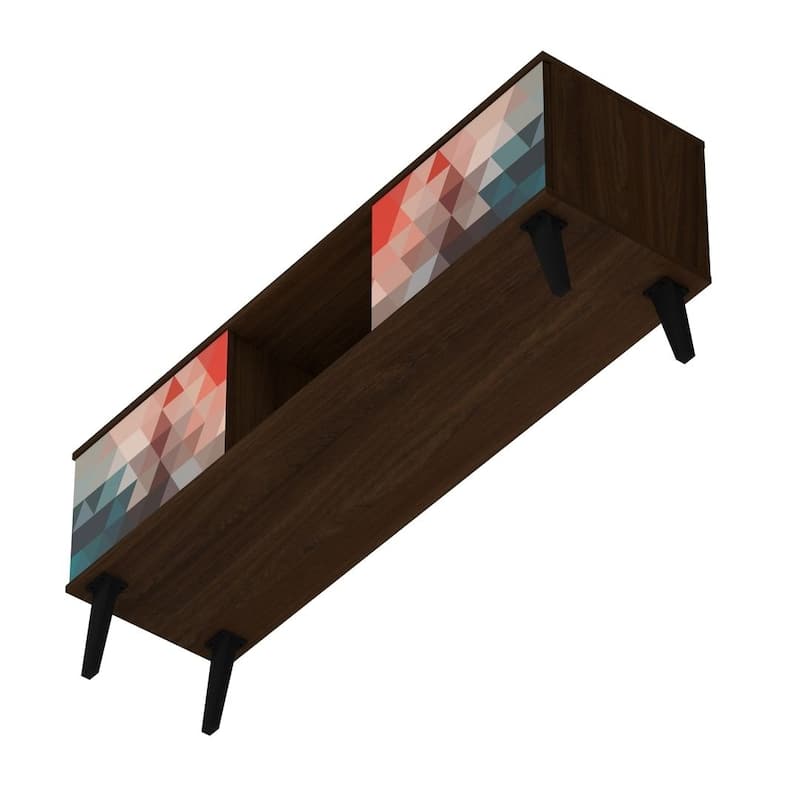 Manhattan Comfort Takajarvi Mid Century Modern Media Cabinet