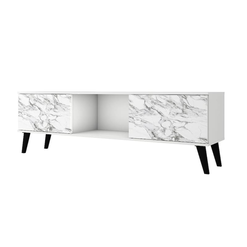 Manhattan Comfort Takajarvi Mid Century Modern Media Cabinet