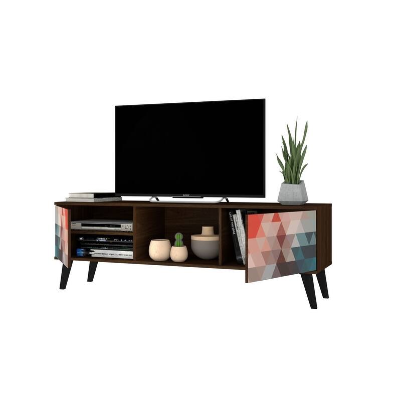 Manhattan Comfort Takajarvi Mid Century Modern Media Cabinet