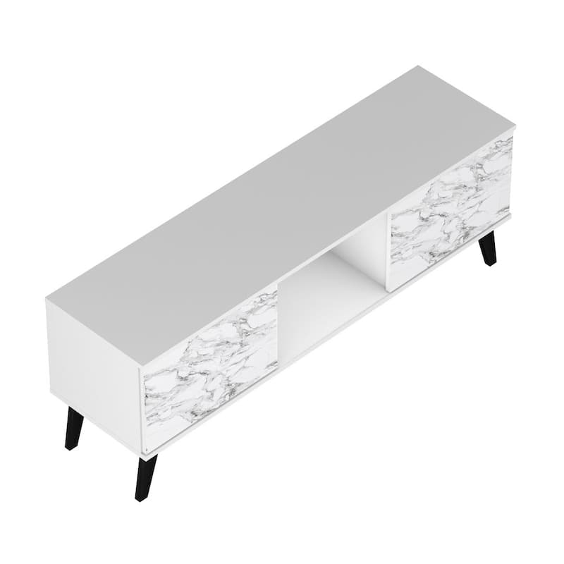 Manhattan Comfort Takajarvi Mid Century Modern Media Cabinet