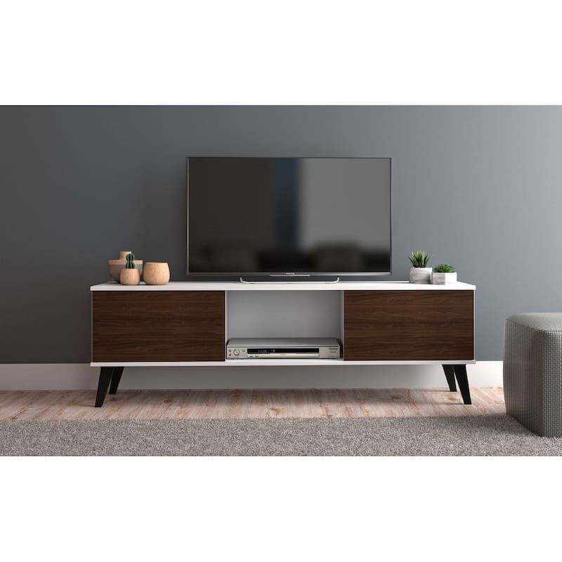 Manhattan Comfort Takajarvi Mid Century Modern Media Cabinet